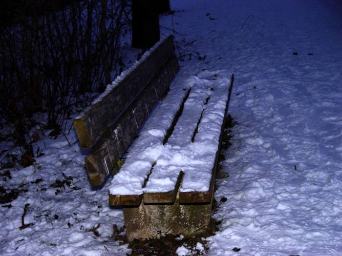 Setzen mit Schnee
